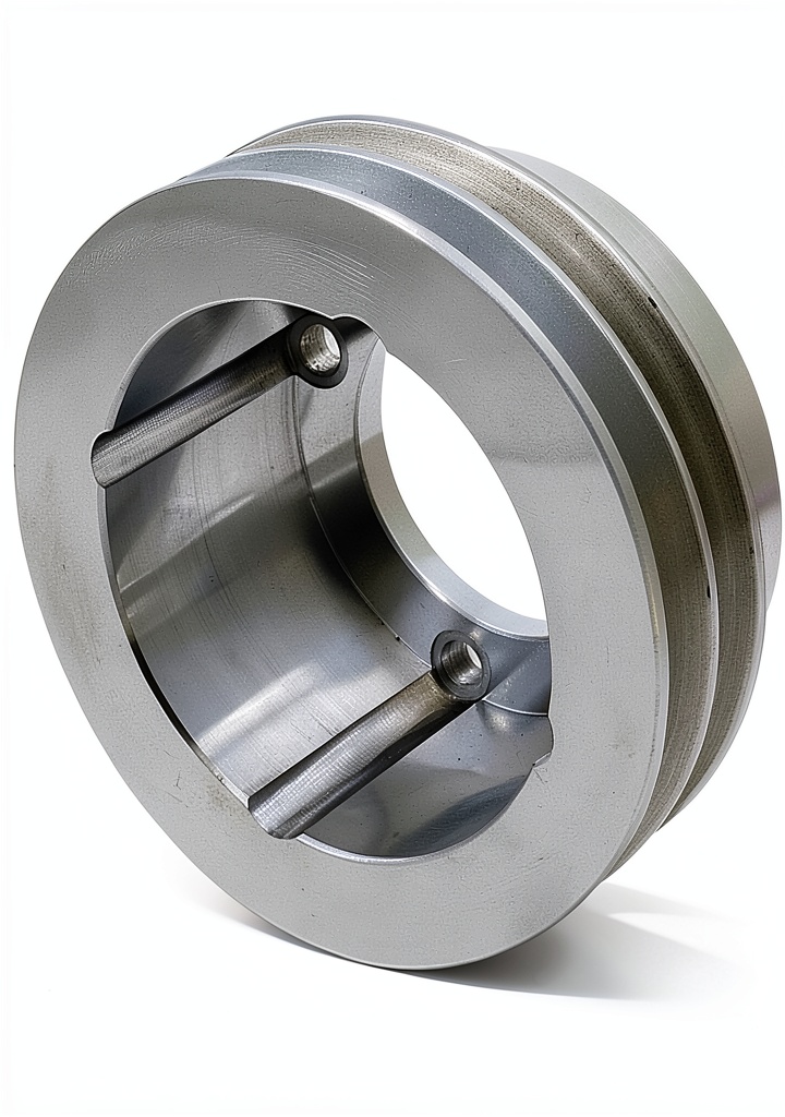 Trans-Dapt crankshaft pulley installed on a performance engine