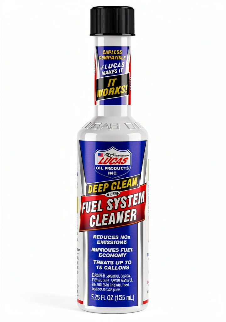 Diesel additive being poured into a fuel tank