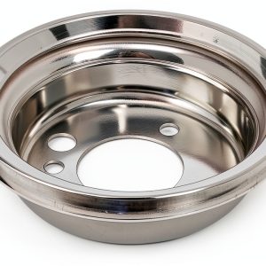 Engine Crankshaft Pulley Trans-Dapt Chrome Design-0