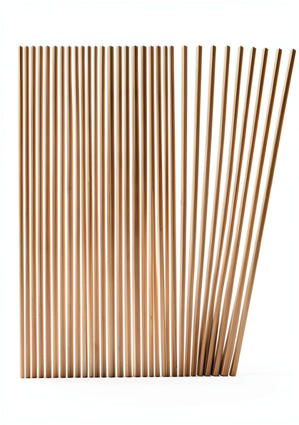 Triangular Wooden Strip Window Trim by ORFOFE 10pcs DIY Molding-0