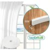 Window Grille Inserts 19.6 Ft Kit Desunqin TPE Peel Stick Trim White-2