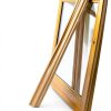 Window Trim Housoutil 10pcs Triangular Wooden Molding Strip 50x0.8cm-3