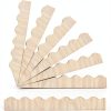 Scalloped Wood Trim 6 Pack Basswood Molding by GISUREM 15.75x1.58-1