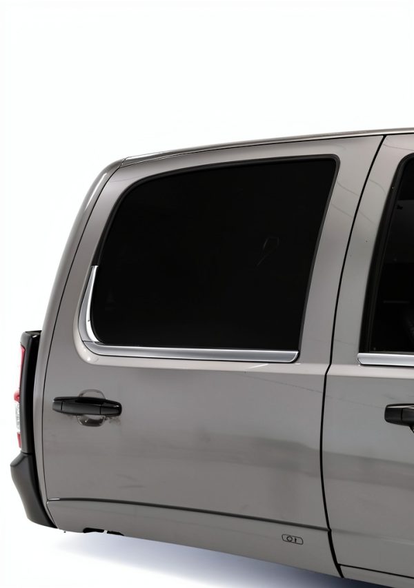 Chrome Window Sills Trims for 2007-2013 Chevy Silverado GMC Sierra Suburban Tahoe Chrome Window Molding Trims Overlays-2