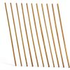 NUOBESTY Wooden Window Molding Trim Set 10pcs Pine Triangle Strips-0