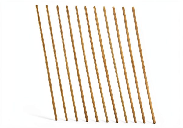 NUOBESTY Wooden Window Molding Trim Set 10pcs Pine Triangle Strips-0