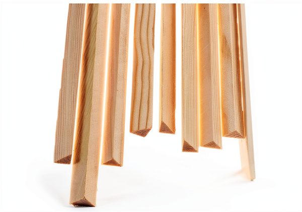 Wooden Window Trim DOITOOL 10pcs 30x0.8cm Triangular Molding-7