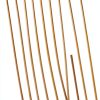 Window Trim Housoutil 10pcs Triangular Wooden Molding Strip 50x0.8cm-0