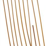 Window Trim Housoutil 10pcs Triangular Wooden Molding Strip 50x0.8cm-0
