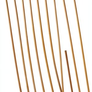 Window Trim Housoutil 10pcs Triangular Wooden Molding Strip 50x0.8cm-0