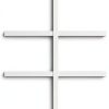 Window Grille Inserts Kit Mustry Thick White Vinyl Colonial 15ft-0