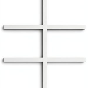 Window Grille Inserts Kit Mustry Thick White Vinyl Colonial 15ft-0