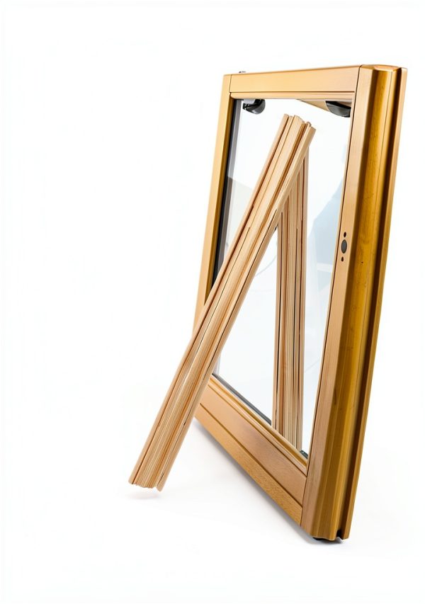 NUOBESTY Wooden Window Molding Trim Set 10pcs Pine Triangle Strips-6