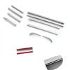 Chrome Window Sills Trims for 2007-2013 Chevy Silverado GMC Sierra Suburban Tahoe Chrome Window Molding Trims Overlays-4