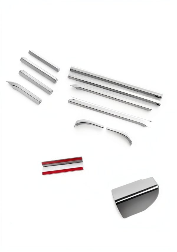 Chrome Window Sills Trims for 2007-2013 Chevy Silverado GMC Sierra Suburban Tahoe Chrome Window Molding Trims Overlays-4
