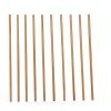 NUOBESTY Wooden Window Molding Trim Set 10pcs Pine Triangle Strips-8