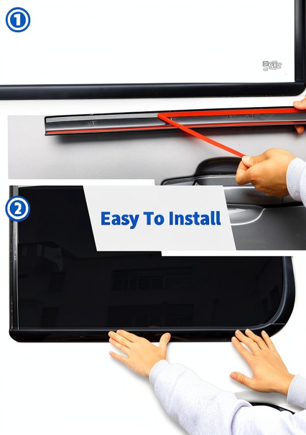 Black Window Sill Trim for 2007-2013 Silverado GMC Sierra – DSWSQ ABS-3