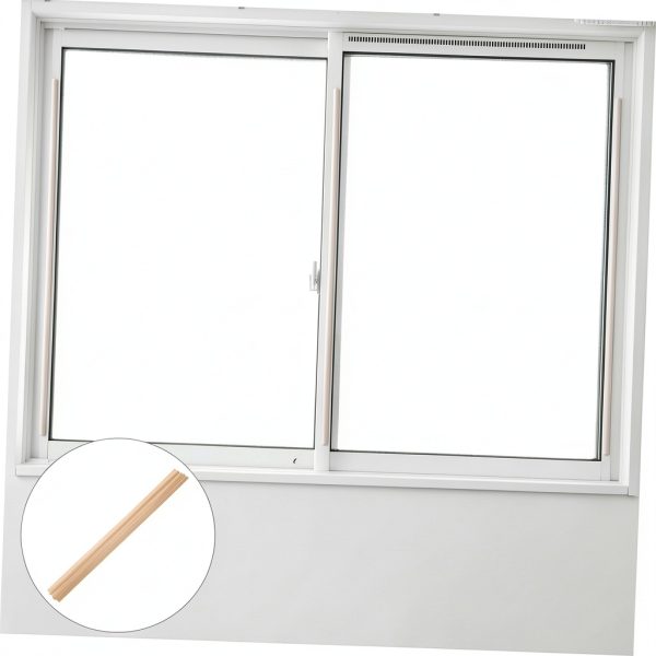Triangular Wooden Strip Window Trim by ORFOFE 10pcs DIY Molding-1