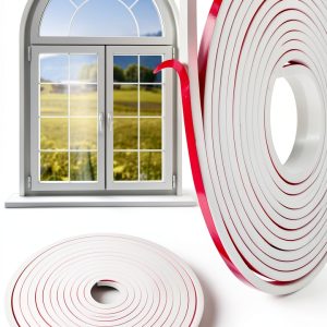 Window Grille Inserts 19.6 Ft Kit Desunqin TPE Peel Stick Trim White-0