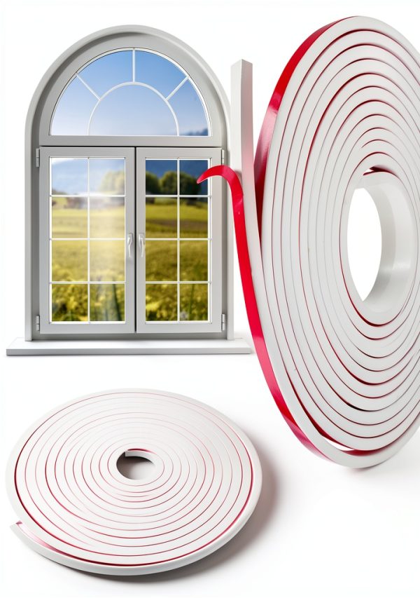 Window Grille Inserts 19.6 Ft Kit Desunqin TPE Peel Stick Trim White-0