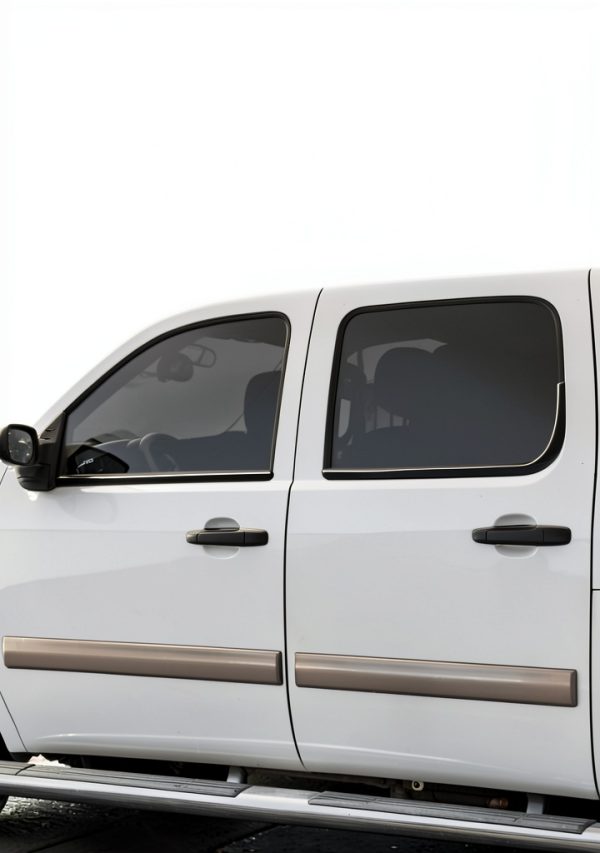 Black Window Sill Trim for 2007-2013 Silverado GMC Sierra – DSWSQ ABS-6
