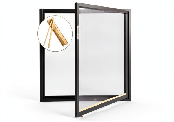 Pine Wood Window Moulding Trim Zerodeko 11.8" Triangle Strip Screens-8