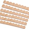 Scalloped Wood Trim 6 Pack Basswood Molding by GISUREM 15.75x1.58-0