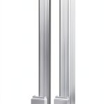 Ekena Millwork Fluted Pilaster 7W x 108H x 2½P Plinth Block Set of 2-0