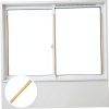 Window Trim Housoutil 10pcs Triangular Wooden Molding Strip 50x0.8cm-7