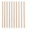 NUOBESTY Wooden Window Molding Trim Set 10pcs Pine Triangle Strips-7