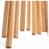 Wooden Decorative Window Grid Inserts LIFKOME 10pcs Beige Pine Trim-2