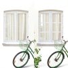 Window Grille Inserts Kit Mustry Thick White Vinyl Colonial 15ft-4
