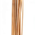 Cabilock 10pcs 30cm Pine Wood Window Molding Trim 6mm Thick Strips-0