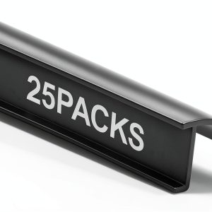 25 Pcs Window Glazing Bead 36" Snap in Vinyl Window Glazing Bead Frame Seal Snap Vinyl Trim Weather Resistant for Home Residential Commercial Use (Black)-0