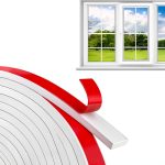 Window Grid Kit Storystore 0.59in x 36ft White TPE Self Adhesive Trim-0