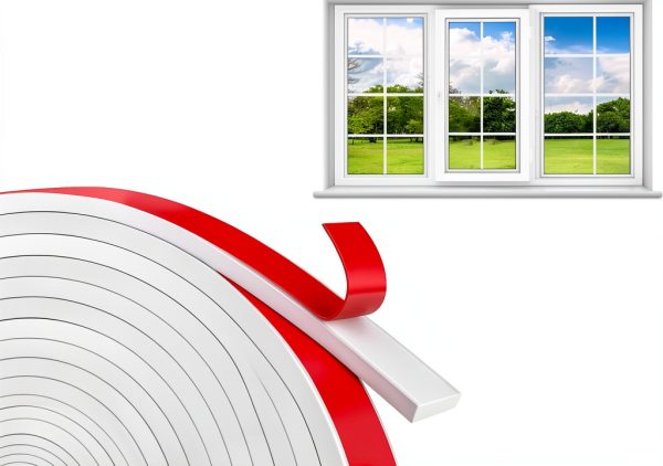 Window Grid Kit Storystore 0.59in x 36ft White TPE Self Adhesive Trim-0