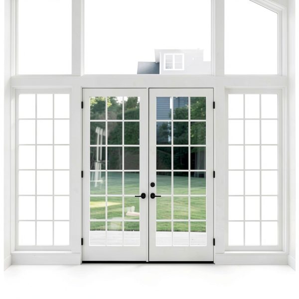 Window Grid Kit Coositel 33FT PVC White Trim Molding for Window Frames-5