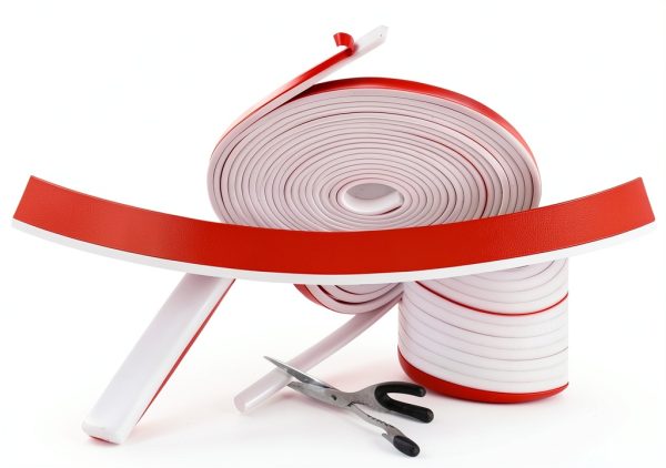 Window Grid Kit Coositel 33FT PVC White Trim Molding for Window Frames-2