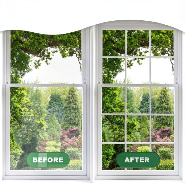 Window Grid Kit Storystore 0.59in x 36ft White TPE Self Adhesive Trim-3