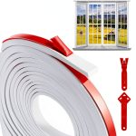 Window Grille Inserts 33Ft TPE Self Adhesive Kit by Orizizhic White-0