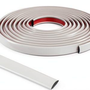 32.8 FT Peel and Stick Trim Elvone White Window Molding Self Adhesive-0