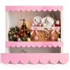 Christmas Scalloped Wood Trim 8‑Pack Pink by AceOrbit 15.75×2.36 in-0